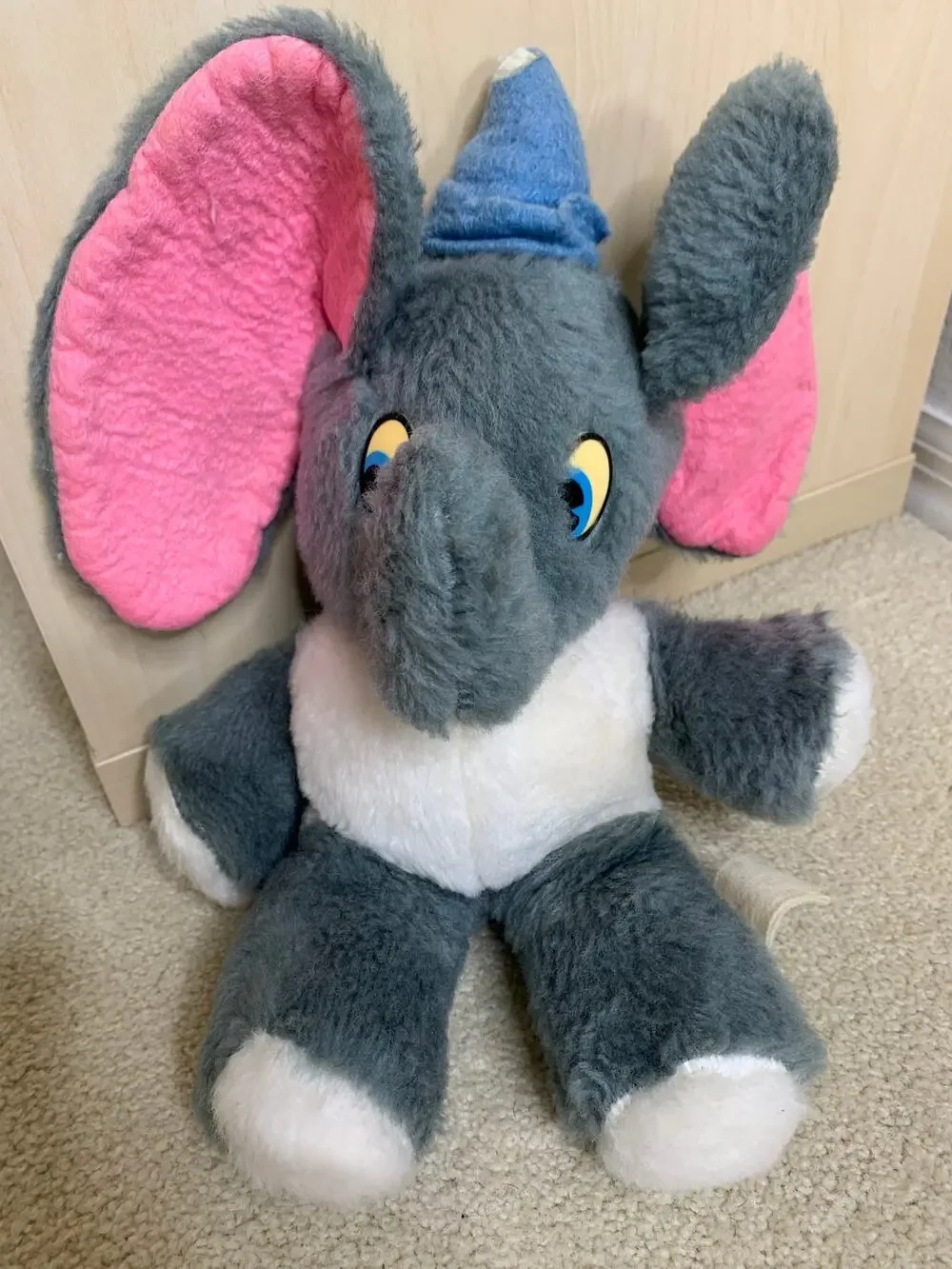 VINTAGE Disney Plush Dumbo Stuffed Elephant 13